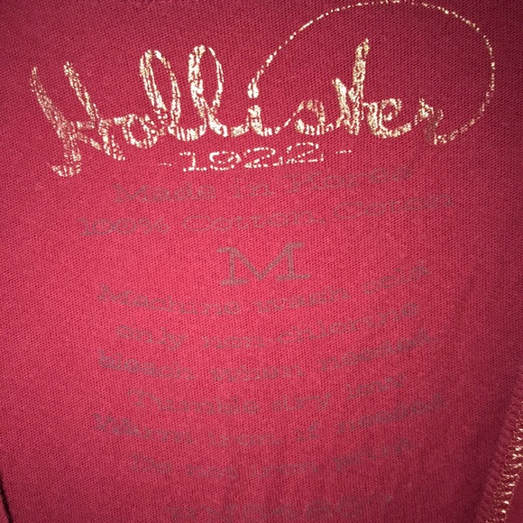 Red Hollister tank top - Picture 4 of 4